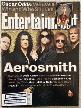 Entertainment Weekly Magazine Aerosmith Billy Dee Williams MARCH 21 1997 Label